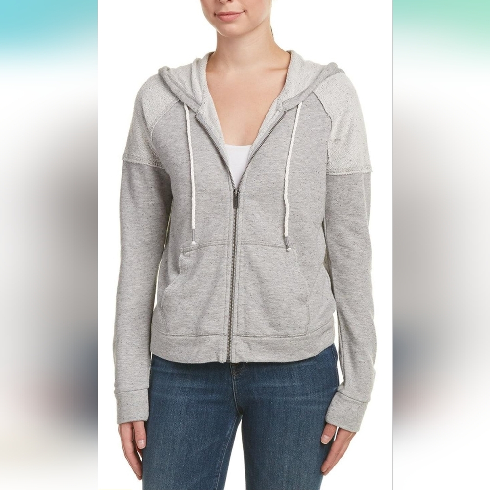 Women's Gray Zip-Up Hoodie